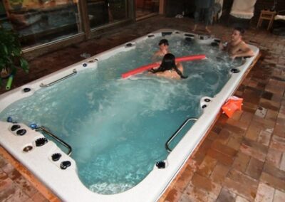 arctic spas hot tub swim spa inside family